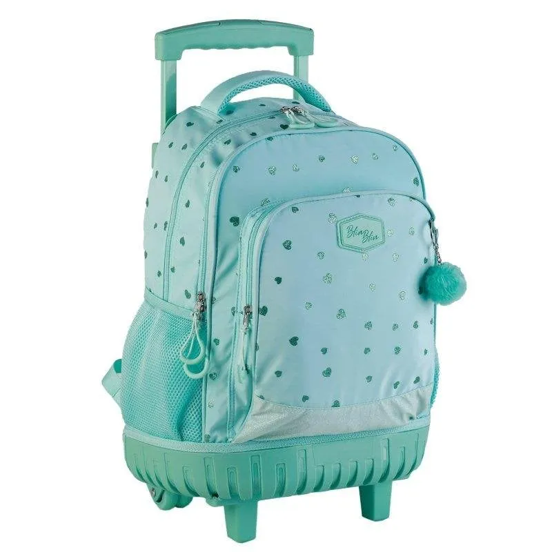 Carrello Fisso Compatto Doppio Corpo Grandi Capacita Dam Electronics Blin-blin Cuori Menta Pom-pom - immagine 1