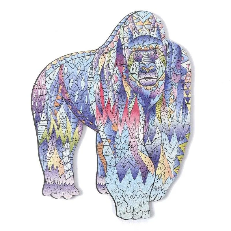 Puzzle in legno Dam Electronics Gorilla DIY A5 multicolore - immagine 1