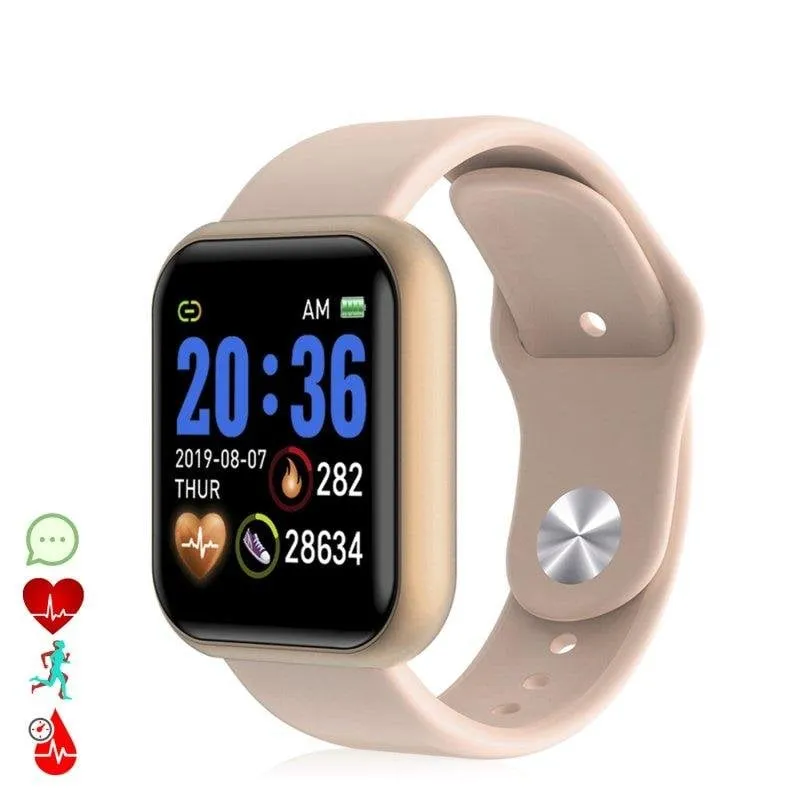 Bracciale attività Dam Electronics AK-Y68 Bluetooth, frequenza cardiaca e pressione sanguigna - immagine 1