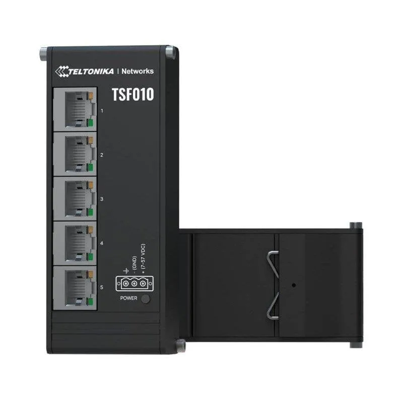 Switch Ethernet Teltonika TSF010 5 porte DIN IP30 - immagine 1