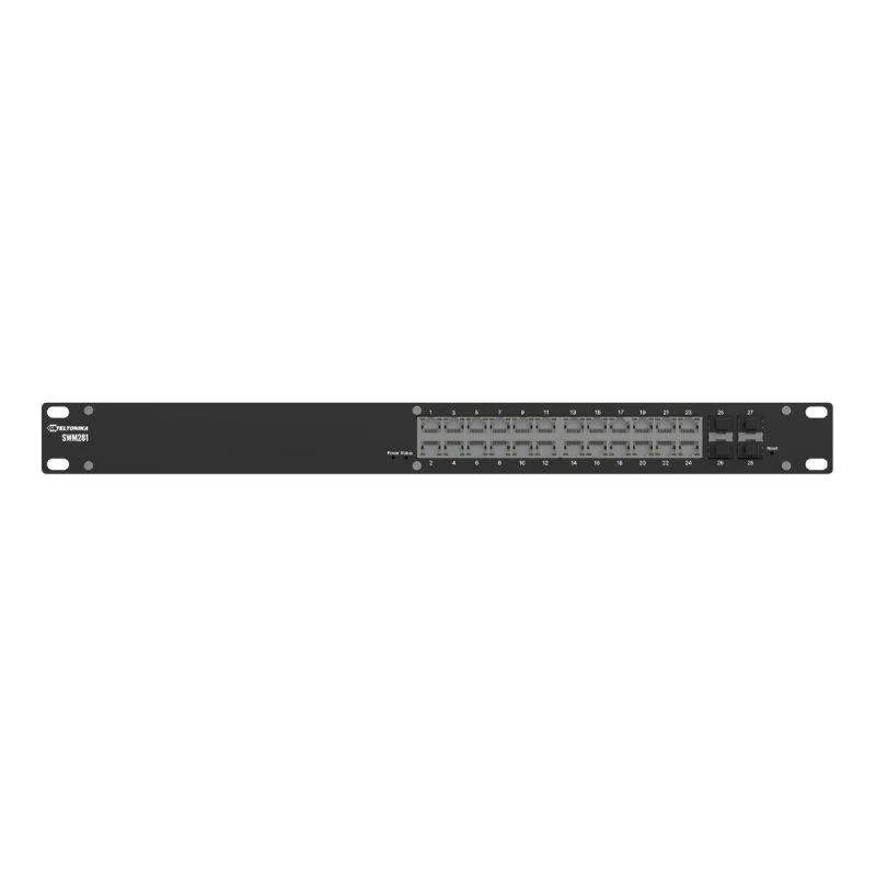 Switch Teltonika SWM281 L2+ Gigabit 24 porte 4 SFP 56 Gbit/s - immagine 1