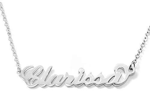 Flowers Collana Vari Nomi in Acciaio lucidissimo, Stile Carrie Bradshaw dal Cult Sex & The City per Essere Sempre al Top. Idea Regalo (Clarissa) - immagine 1