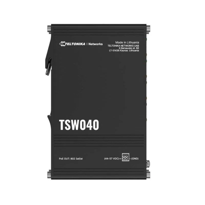 Switch industriale Teltonika TSW040 PoE+ 8 porte 10/100 240 W - immagine 1