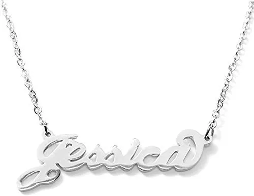 Flowers Collana Vari Nomi in Acciaio lucidissimo, Stile Carrie Bradshaw dal Cult Sex & The City per Essere Sempre al Top. Idea Regalo (Jessica) - immagine 1