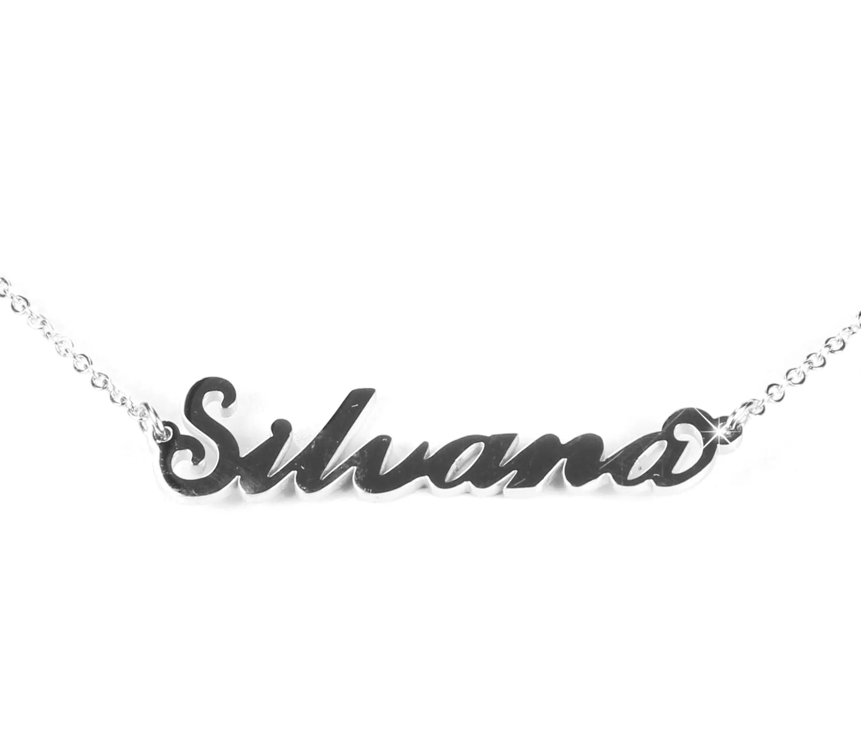 Flowers Collana Vari Nomi in Acciaio lucidissimo, Stile Carrie Bradshaw dal Cult Sex & The City per Essere Sempre al Top. Idea Regalo (Silvana) - immagine 1