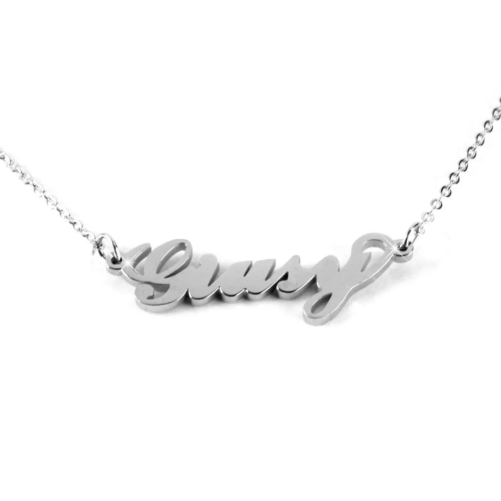 Flowers Collana Vari Nomi in Acciaio lucidissimo, Stile Carrie Bradshaw dal Cult Sex & The City per Essere Sempre al Top. Idea Regalo (Giusy) - immagine 1