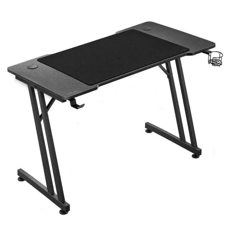 Scrivania gaming Mars Gaming 120 x 60 cm, fibra di carbonio, tappetino XXL - immagine 1