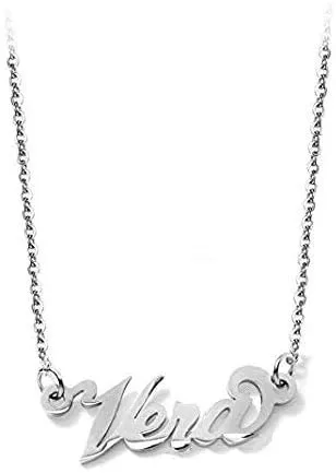 Flowers Collana Vari Nomi in Acciaio lucidissimo, Stile Carrie Bradshaw dal Cult Sex & The City per Essere Sempre al Top. Idea Regalo (Vera) - immagine 1