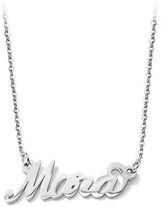 Flowers Collana Vari Nomi in Acciaio lucidissimo, Stile Carrie Bradshaw dal Cult Sex & The City per Essere Sempre al Top. Idea Regalo (Mara) - immagine 1