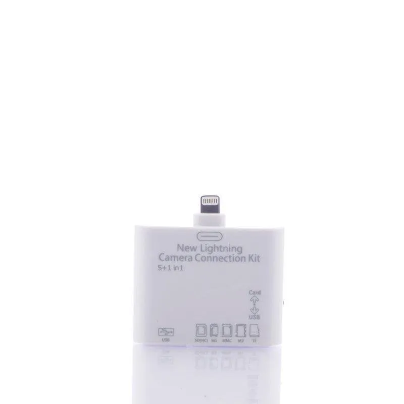 Adattatore 5 in 1 Dam Electronics iPad Air 1/2 Mini 1/2/3 iPad 4 - immagine 1