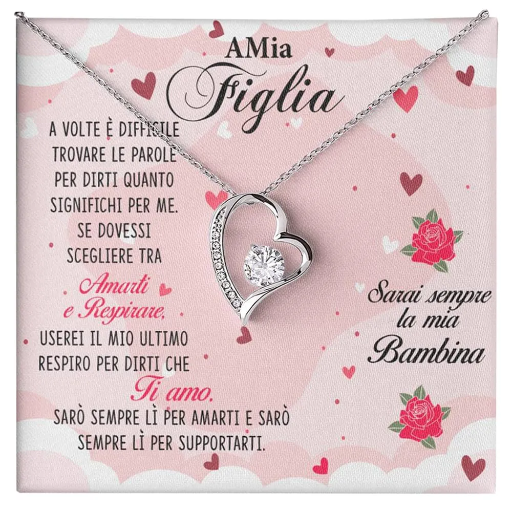 NONNA PROFESSIONISTA Collana Donna Figlia Nipote Amore Finitura in Oro, Argento Idee Regali per lei Compleanno Natale - Cofanetto con DEDICA incluso (Finitura Oro Bianco 14k) - immagine 1