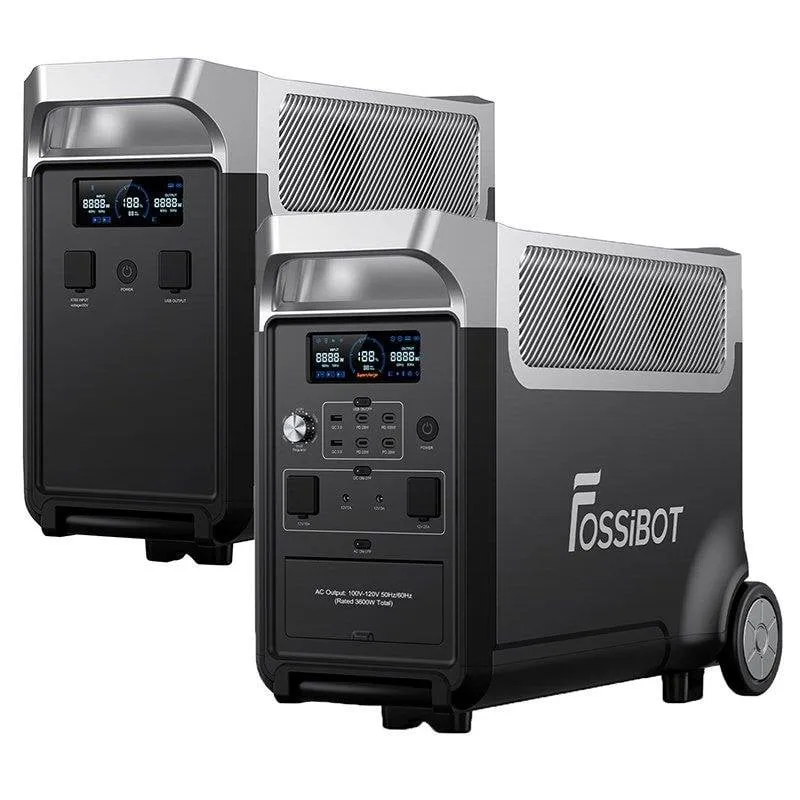 Stazione di energia Fossibot F3600 Pro + FB3840 7680 Wh 3 AC LiFePO4 - immagine 1