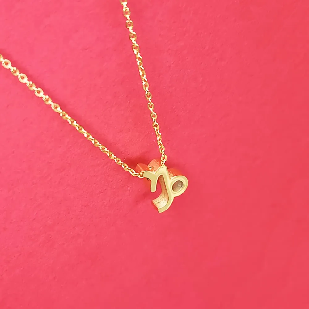Only faith Collana del segno zodiacale in acciaio inossidabile, bella carta di significato del segno zodiacale, ciondolo oroscopo per le donne o l'uomo regalo. - immagine 3