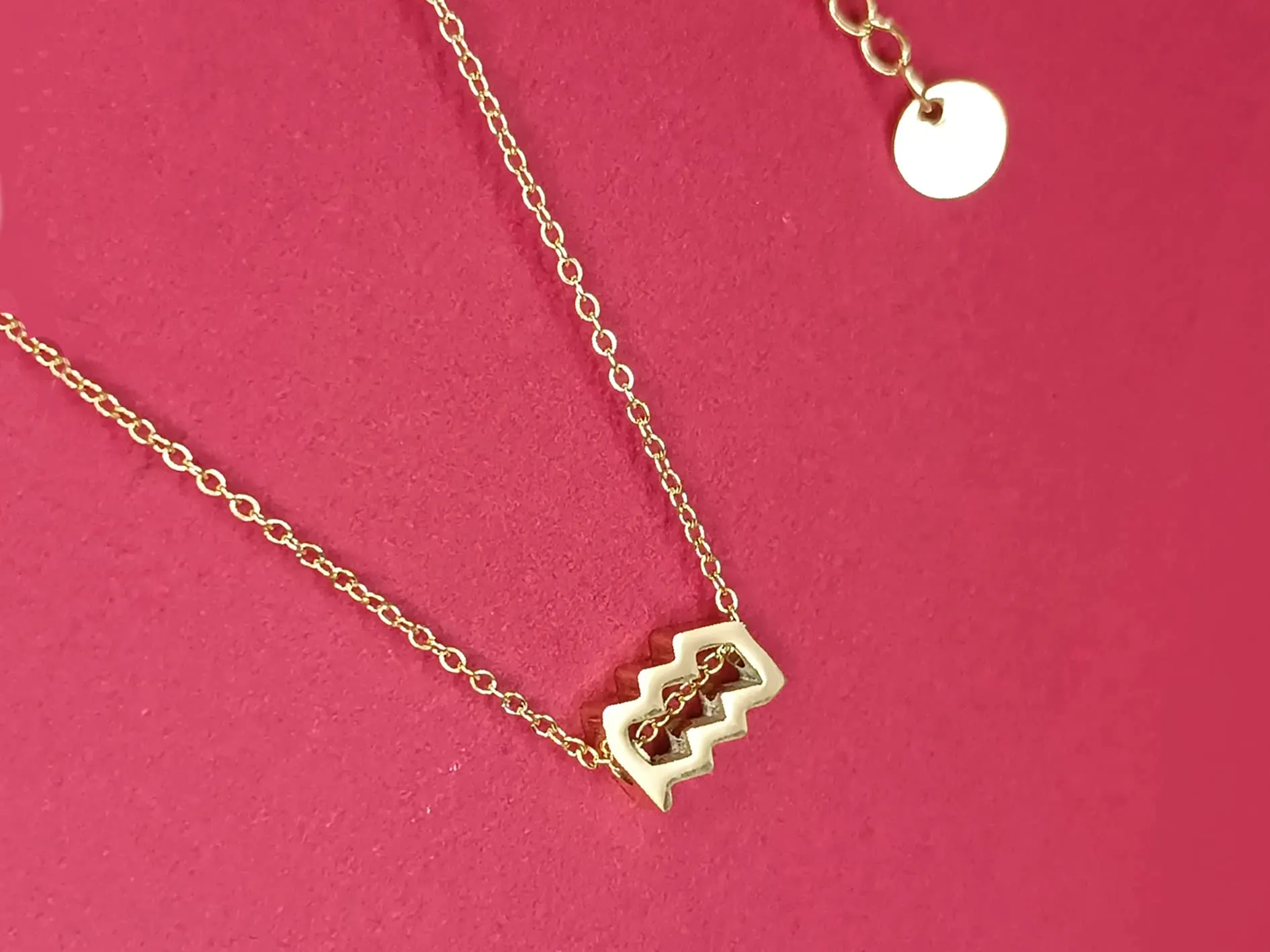 Only faith Collana del segno zodiacale in acciaio inossidabile, bella carta di significato del segno zodiacale, ciondolo oroscopo per le donne o l'uomo regalo. - immagine 3