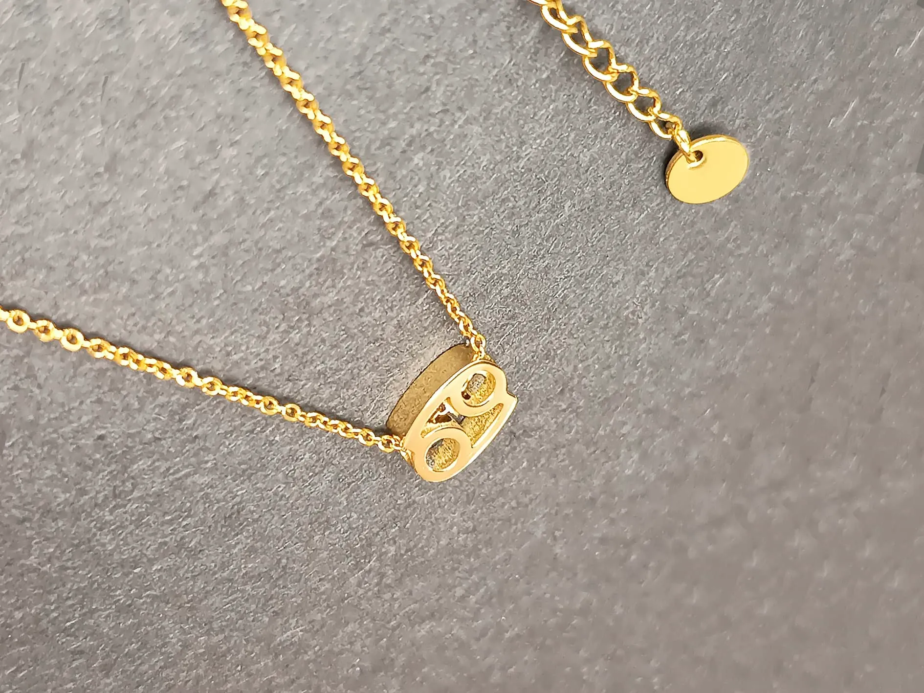 Only faith Collana del segno zodiacale in acciaio inossidabile, bella carta di significato del segno zodiacale, ciondolo oroscopo per le donne o l'uomo regalo. - immagine 3