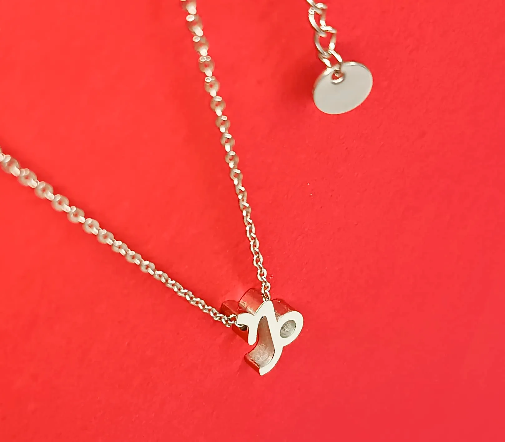 Only faith Collana del segno zodiacale in acciaio inossidabile, bella carta di significato del segno zodiacale, ciondolo oroscopo per le donne o l'uomo regalo. - immagine 3