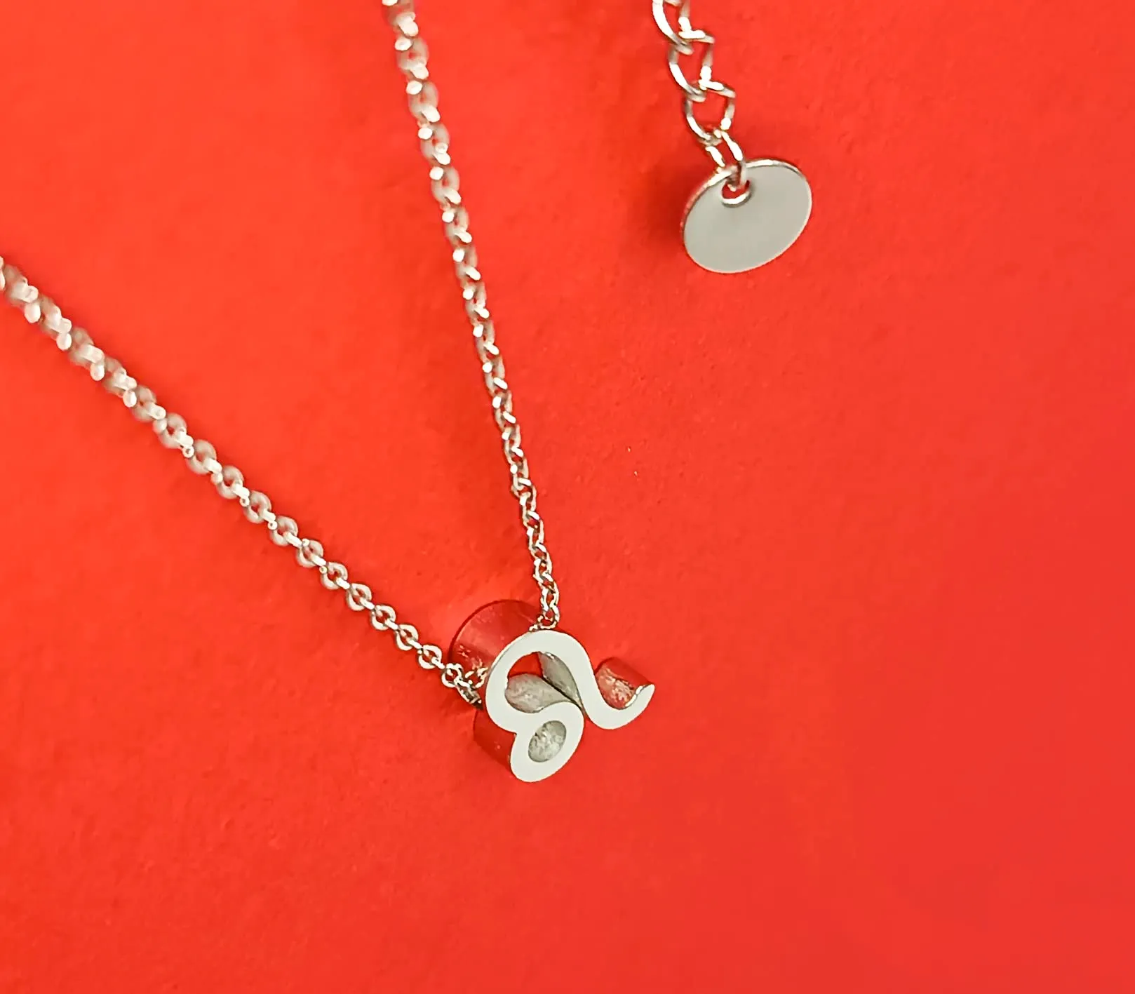 Only faith Collana del segno zodiacale in acciaio inossidabile, bella carta di significato del segno zodiacale, ciondolo oroscopo per le donne o l'uomo regalo. - immagine 3