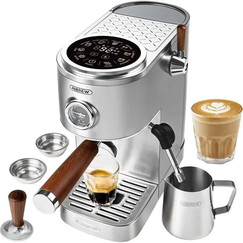 Caffettiera espresso HiBREW H13 1,3 L 20 bar 2100 W doppia caldaia - immagine 1