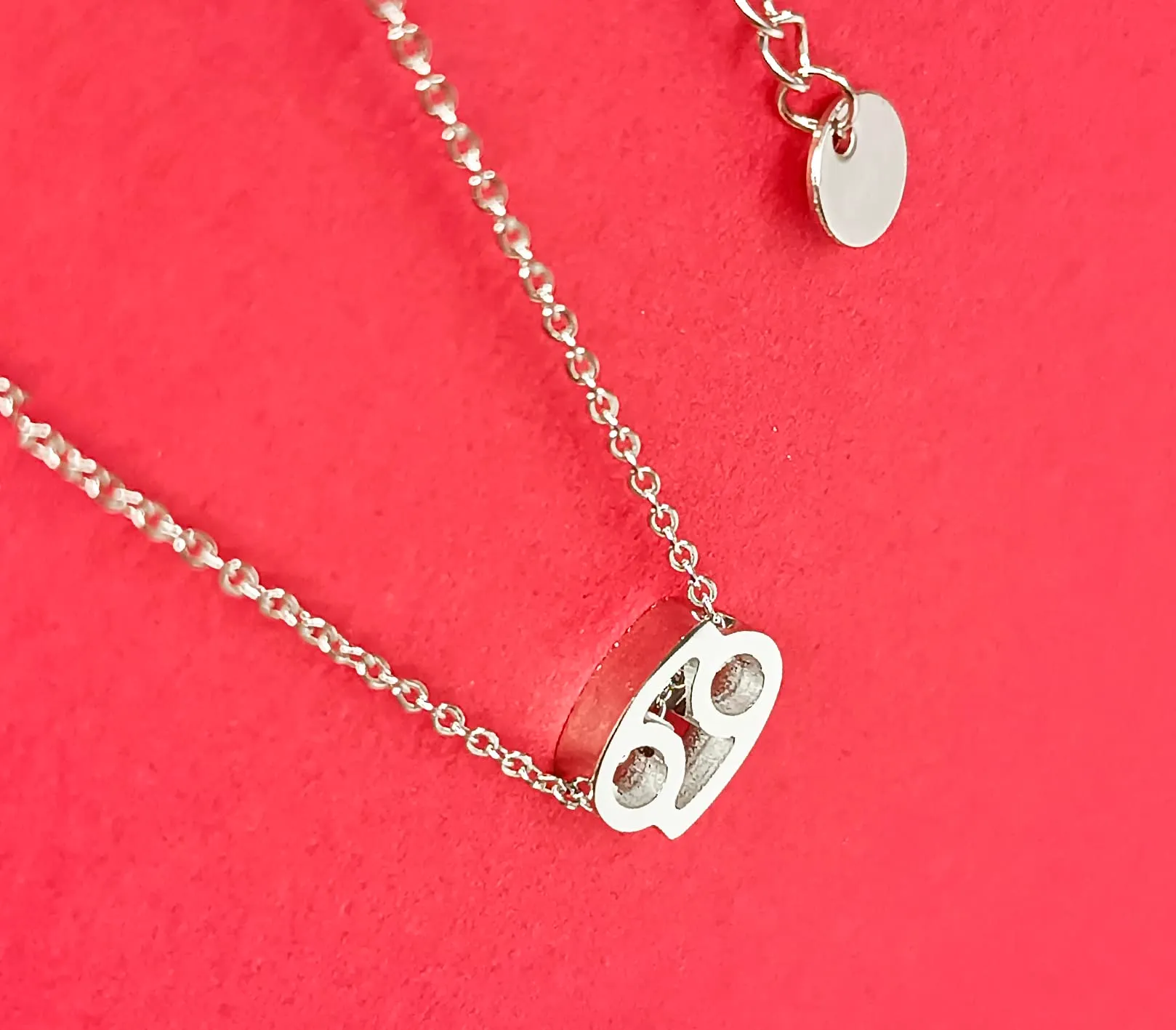 Only faith Collana del segno zodiacale in acciaio inossidabile, bella carta di significato del segno zodiacale, ciondolo oroscopo per le donne o l'uomo regalo. - immagine 3