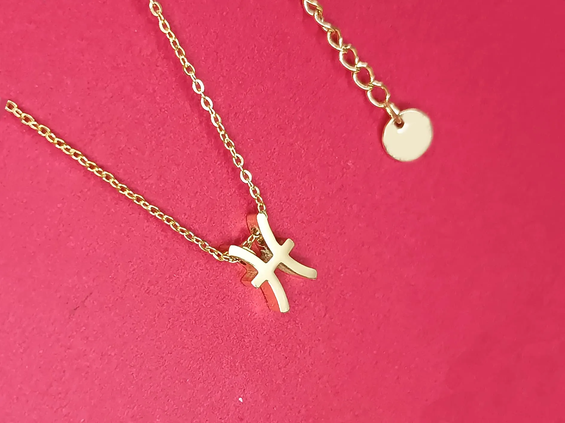 Only faith Collana del segno zodiacale in acciaio inossidabile, bella carta di significato del segno zodiacale, ciondolo oroscopo per le donne o l'uomo regalo. - immagine 3