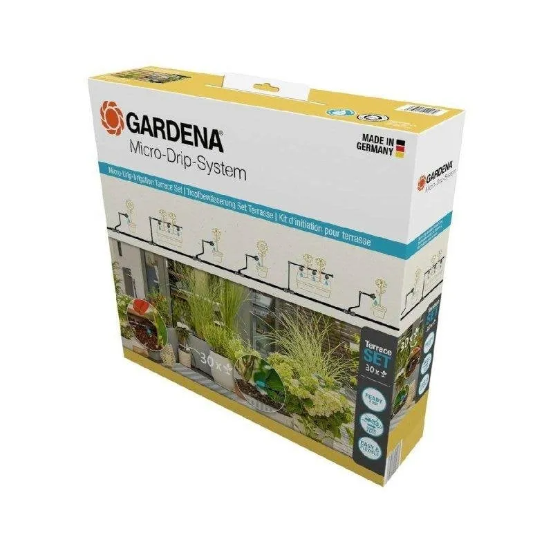 Kit Micro-Drip Gardena 13400-20 per terrazzo fino a 30 piante - immagine 1
