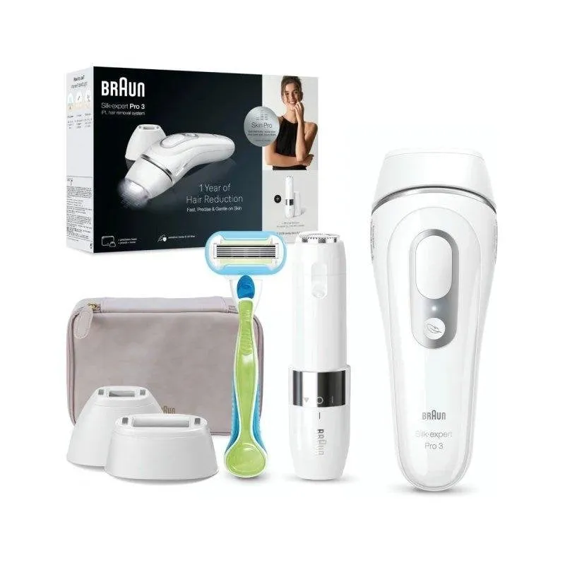 Epilatore Luce Pulsata Braun Silk Expert Pro 3 SensoAdaptTM - immagine 1