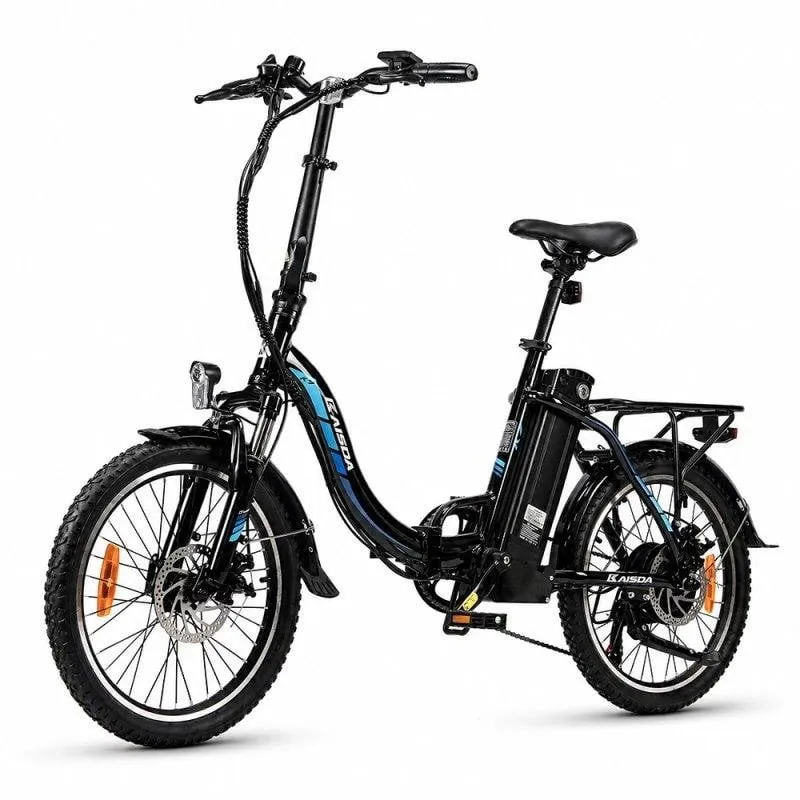 Bicicletta elettrica pieghevole Kaisda K7 250 W 36 V 13 Ah 20 pollici - immagine 1