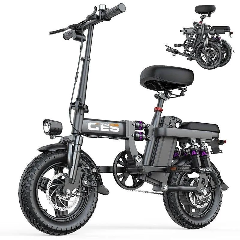 Bicicletta elettrica Toofly GE5 250W 48V 15Ah 14 pollici pieghevole - immagine 1
