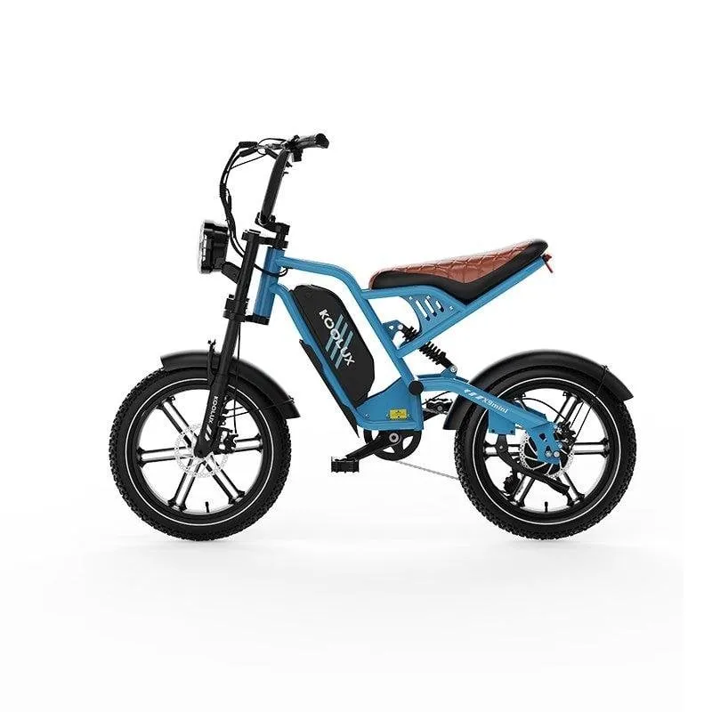 Bicicletta elettrica Koolux X9 mini 500W 48V 13Ah 16x4 - immagine 1