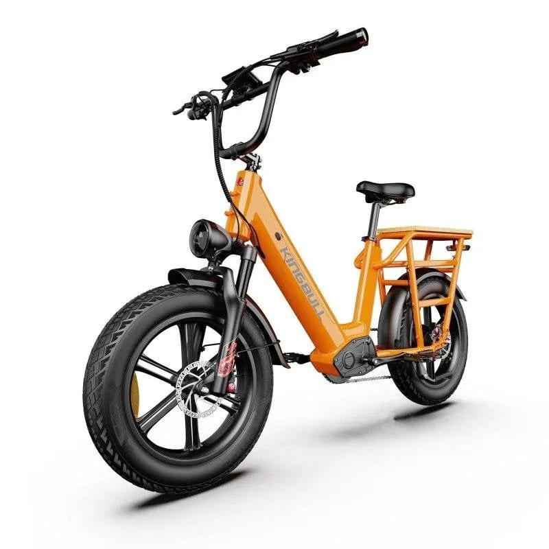 V/bici Elettrica Kingbull Voyager 2.0 Cargo Arancione - immagine 1