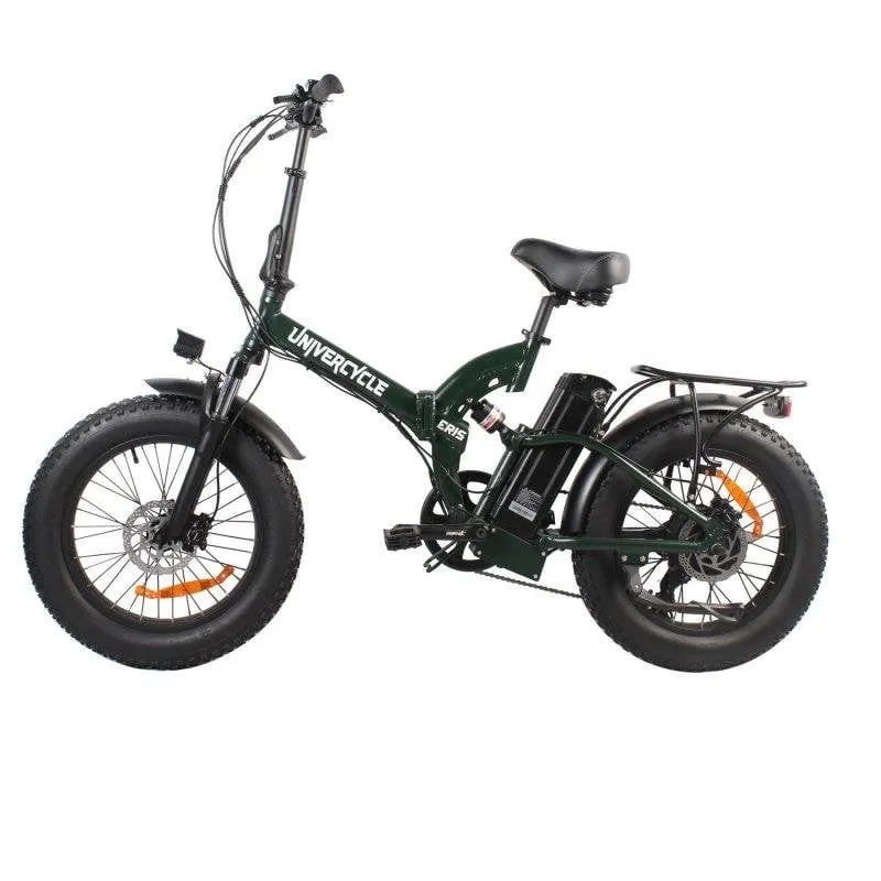Bicicletta elettrica Univercycle B4 Eris pieghevole 48 V 13 Ah verde - immagine 1