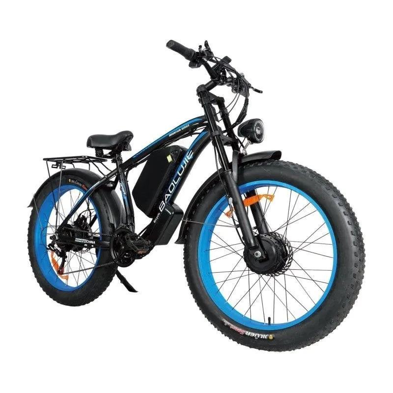 Bicicletta Elettrica Baolujie DP2602 Motore Doppio 48V 23Ah - immagine 1