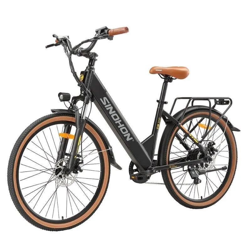 Bici Elettrica Urbana Sinohon EM300 26 Pollici Batteria Rimovibile 36V - immagine 1