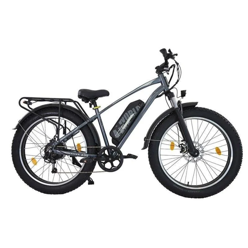 Bicicletta Elettrica da Montagna A35 Batteria Rimovibile 48V 13Ah Grigio - immagine 1