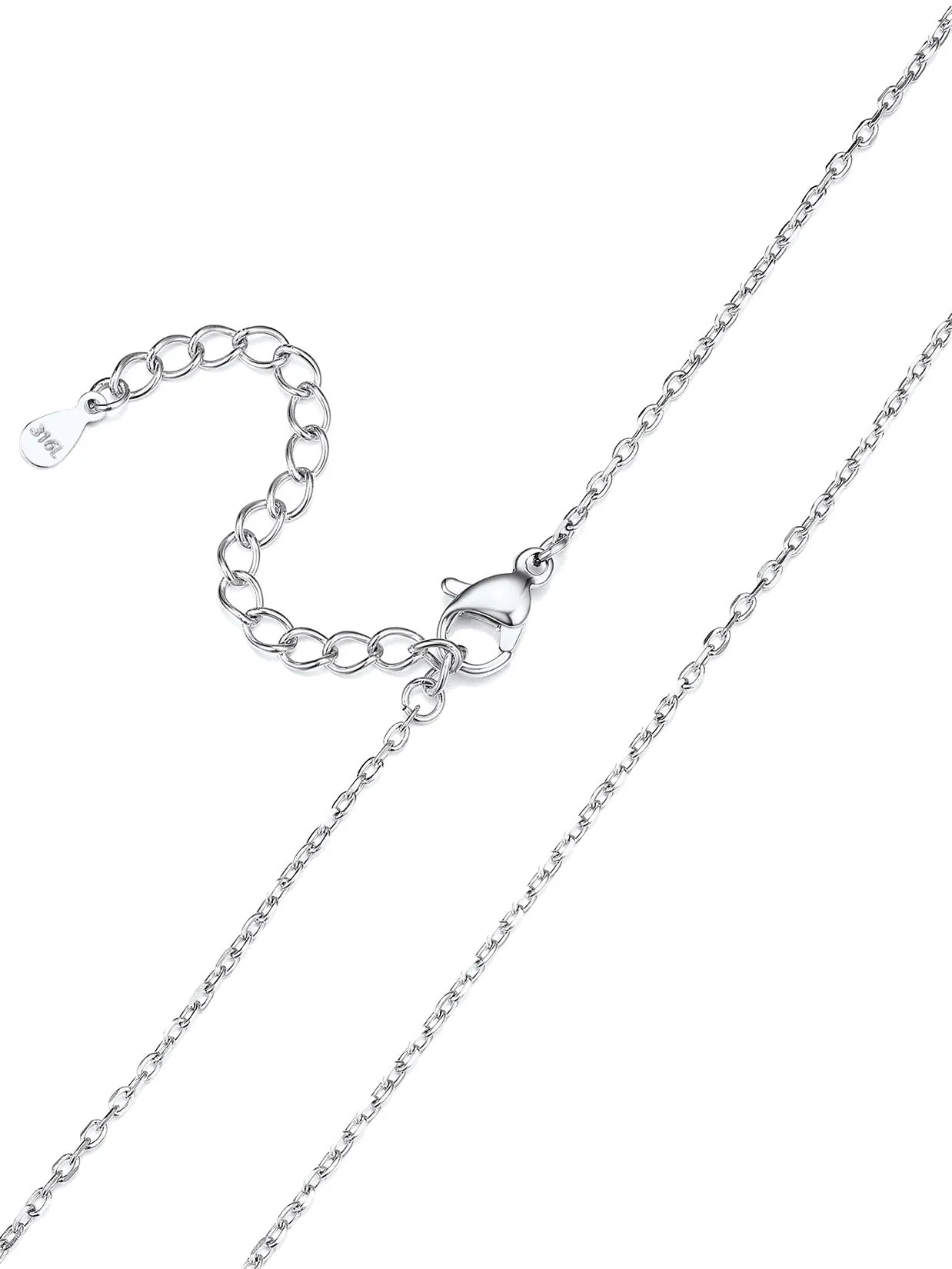 Suplight Collana Donna a Catenina Rolò Sottile 1,4mm in Acciaio Inossidabile Catenina Acciaio Donna Lunghezza 41cm Collana da Donne Sottile per Ricambio Ciondolo Regalo per Compleanno - immagine 1