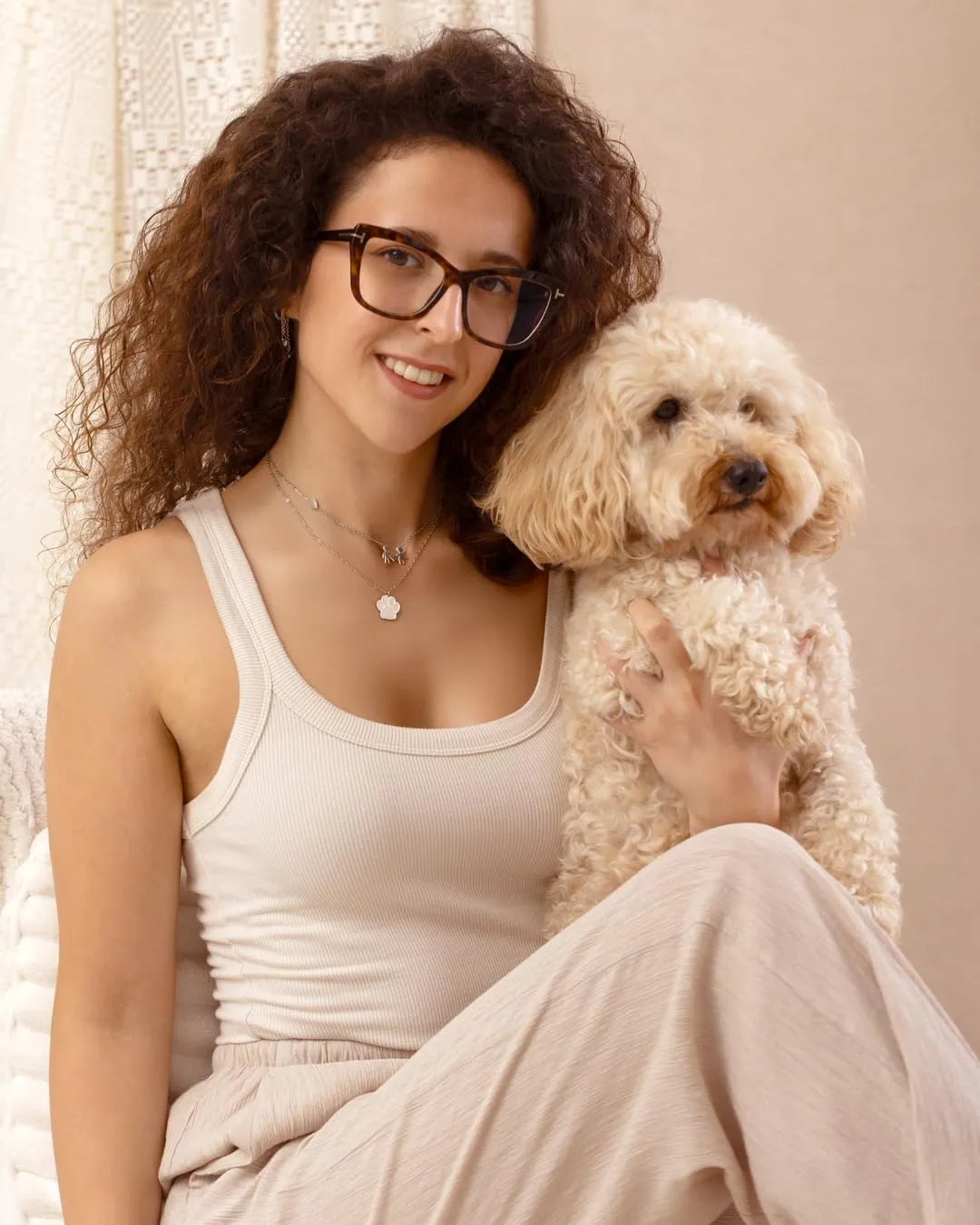 MAPIMANIA Collana Donna Ciondolo Zampa Cane Portafortuna in Acciaio Inox - immagine 5