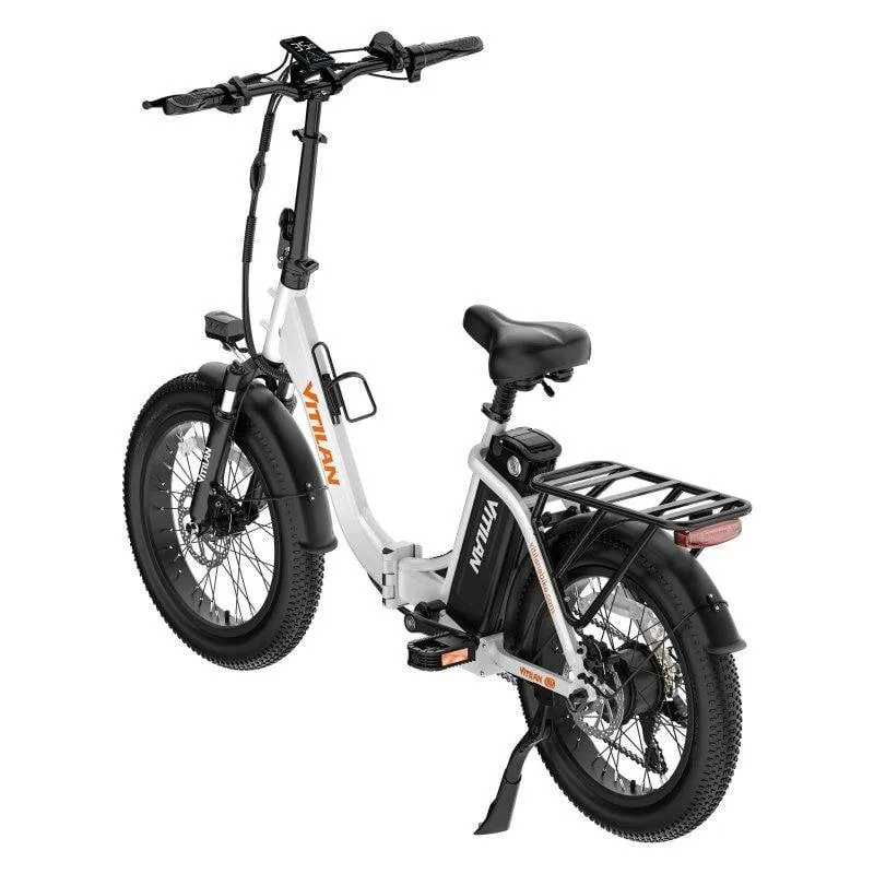 Bicicletta elettrica Vitilan U3 bianca - immagine 1