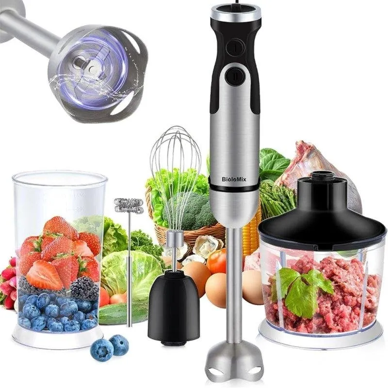 Frullatore ad immersione BioloMix HB3302 1200W 6 velocita Turbo - immagine 1