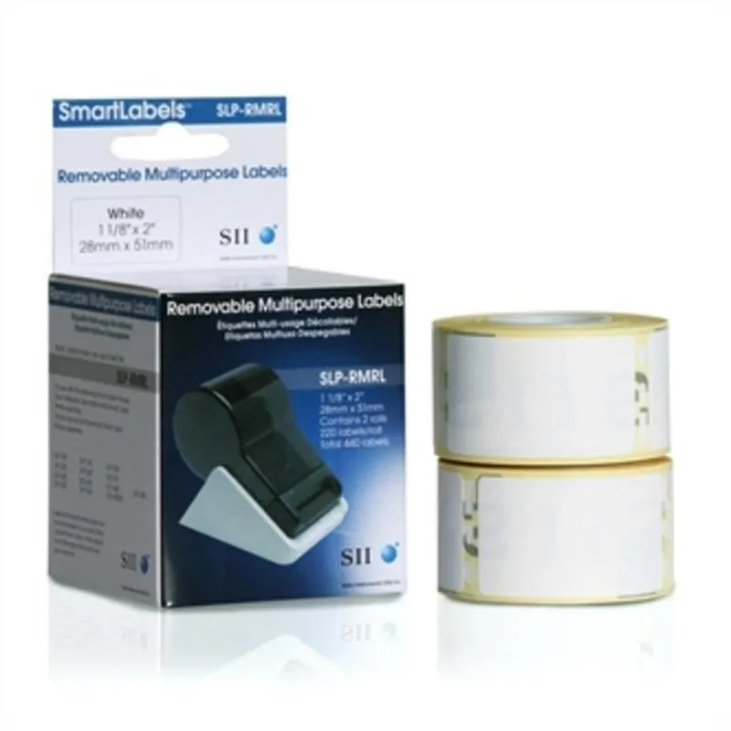 Etichetta Seiko SLP-RMRL autoadesiva smontabile 5,1 x 2,8 cm 440 pezzi - immagine 1