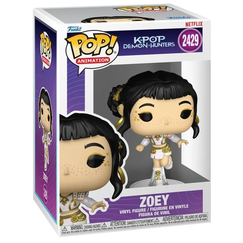 Figura in Vinile Funko POP Zoey K-Pop Demon Hunters 9,5 cm - immagine 1