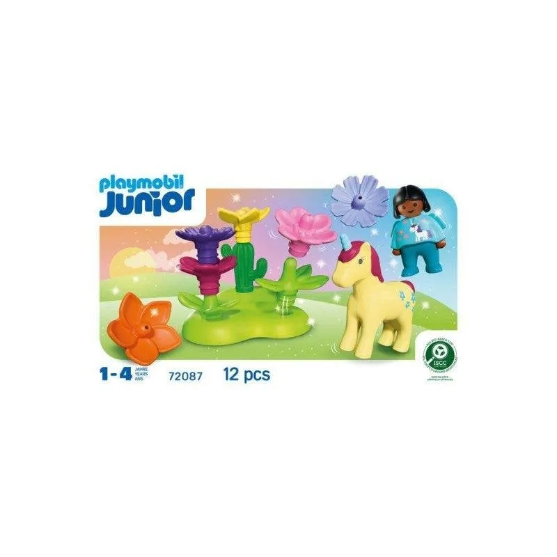 Playmobil Junior Giardino degli unicorni 72087 12 pezzi - immagine 1