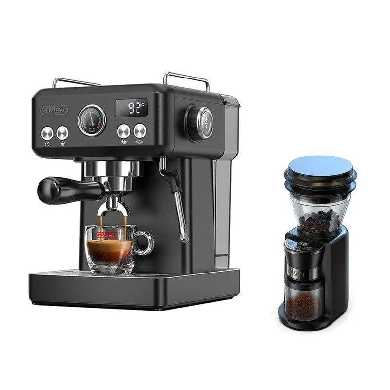 Macchina da caffè espresso HiBREW H10A + G3 1,8 L 20 bar, macinacaffè 34 livelli - immagine 1
