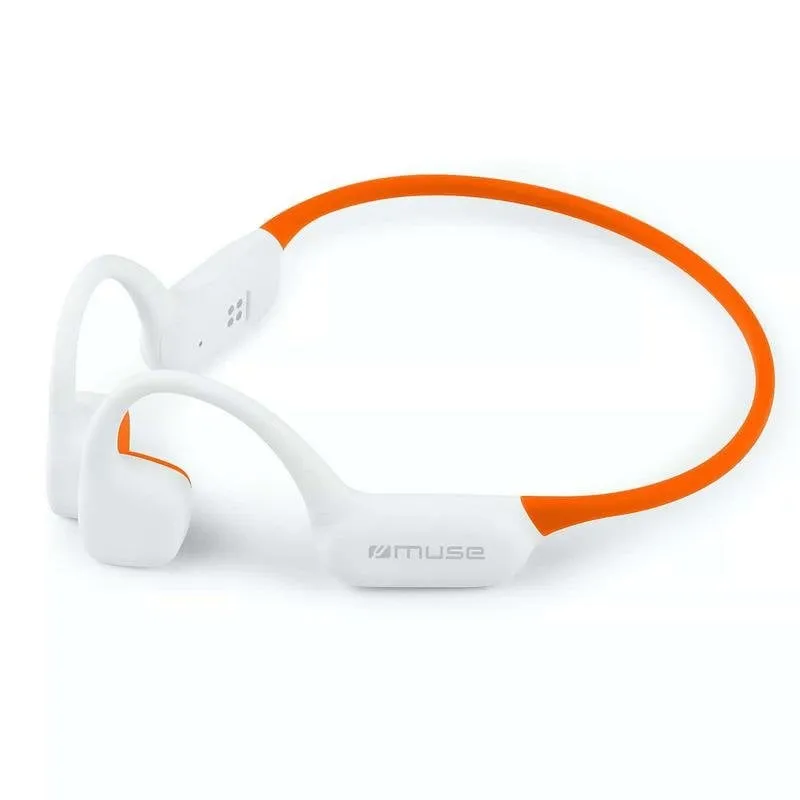Auricolari Muse wireless Bluetooth a conduzione ossea IPX8 bianchi - immagine 1