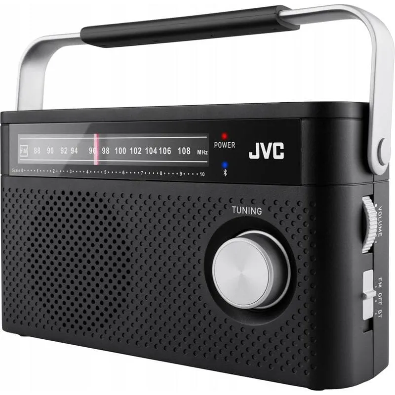Radio portatile JVC RA-E315B FM Bluetooth 5 W Nero - immagine 1