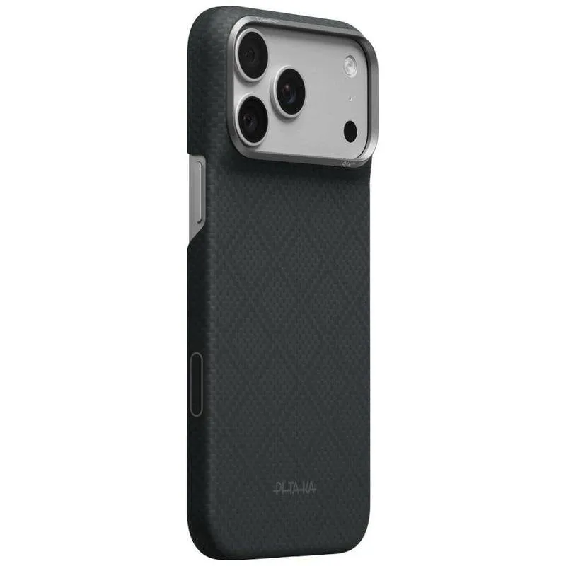 Custodia PITAKA Edge Case Argyle in aramide MagSafe per iPhone 17/18 Pro Max - immagine 1