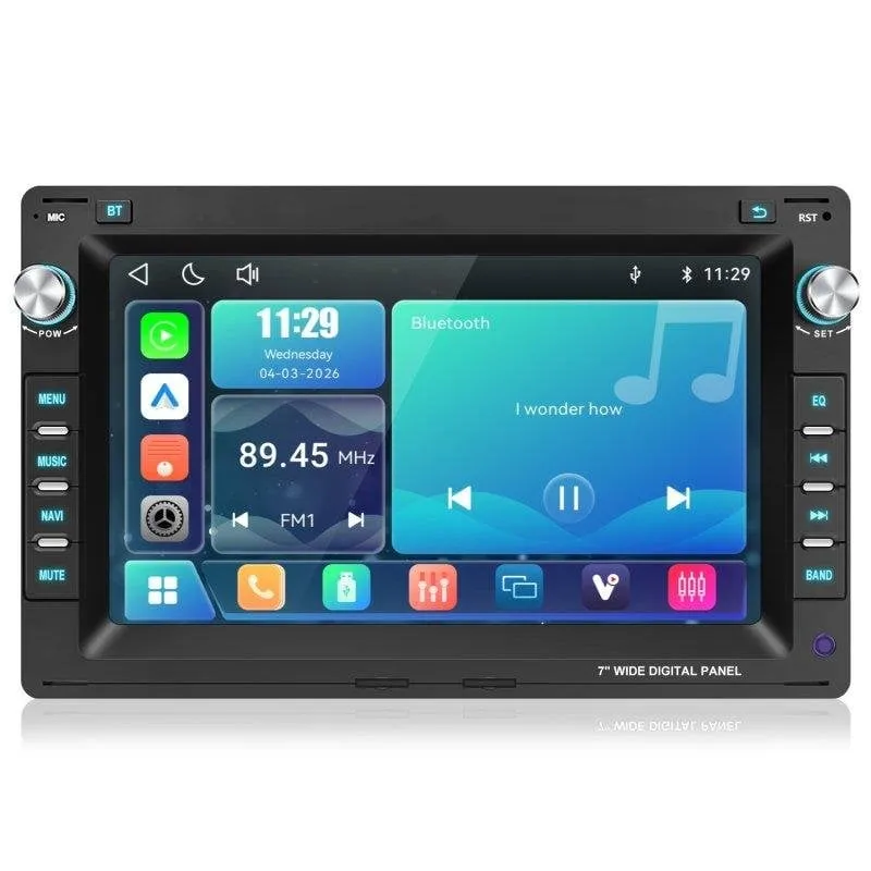 Autoradio JUNSUN 7 pollici CarPlay Android Auto Bluetooth 5.0 - immagine 1