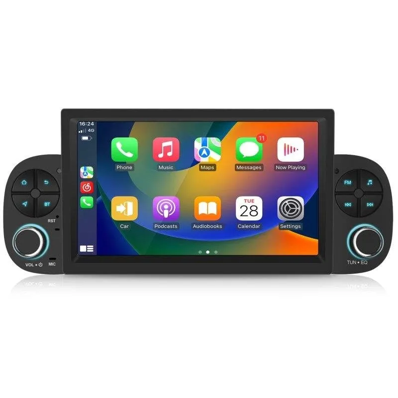 Autoradio JUNSUN 7" GPS Android 15 2GB 64GB CarPlay Android Auto Fiat Panda 312 - immagine 1