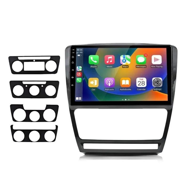 Unità principale Android CarPlay JUNSUN 10'' 64GB Skoda Octavia - immagine 1