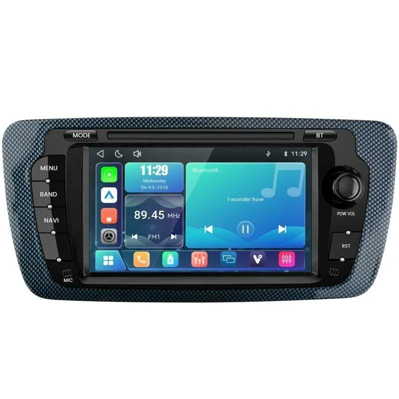 Autoradio 7'' CarPlay Android Auto JUNSUN Seat Ibiza - immagine 1
