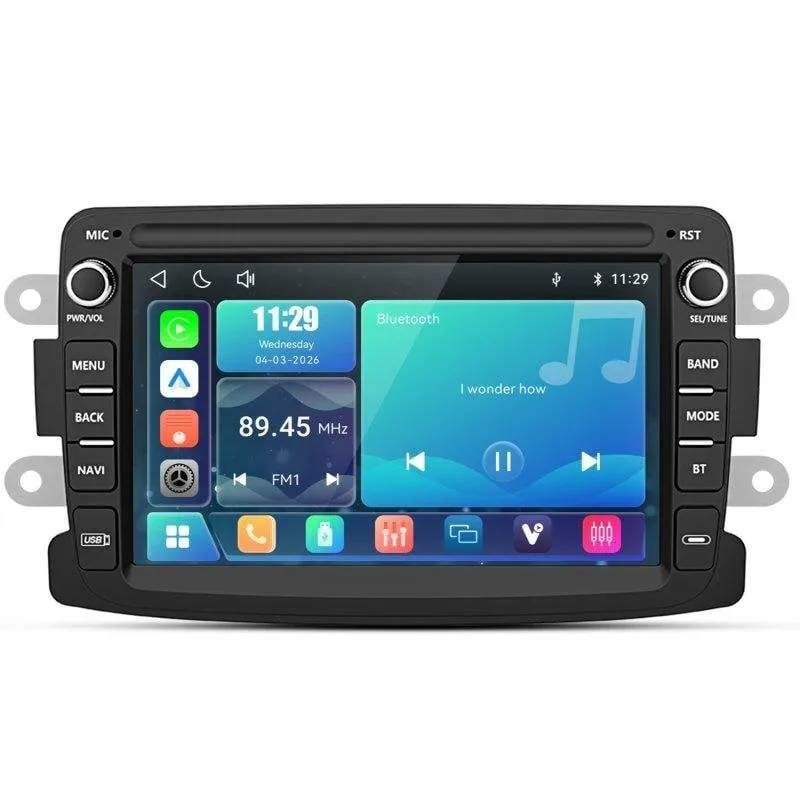 Autoradio JUNSUN 7in CarPlay Android Auto Renault Dacia - immagine 1